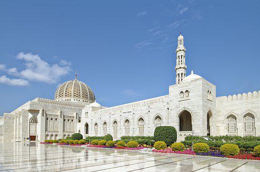 sultan qaboos grand mosque, oman, muscat
