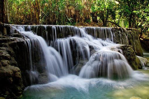 waterfalls, cascades, nature
